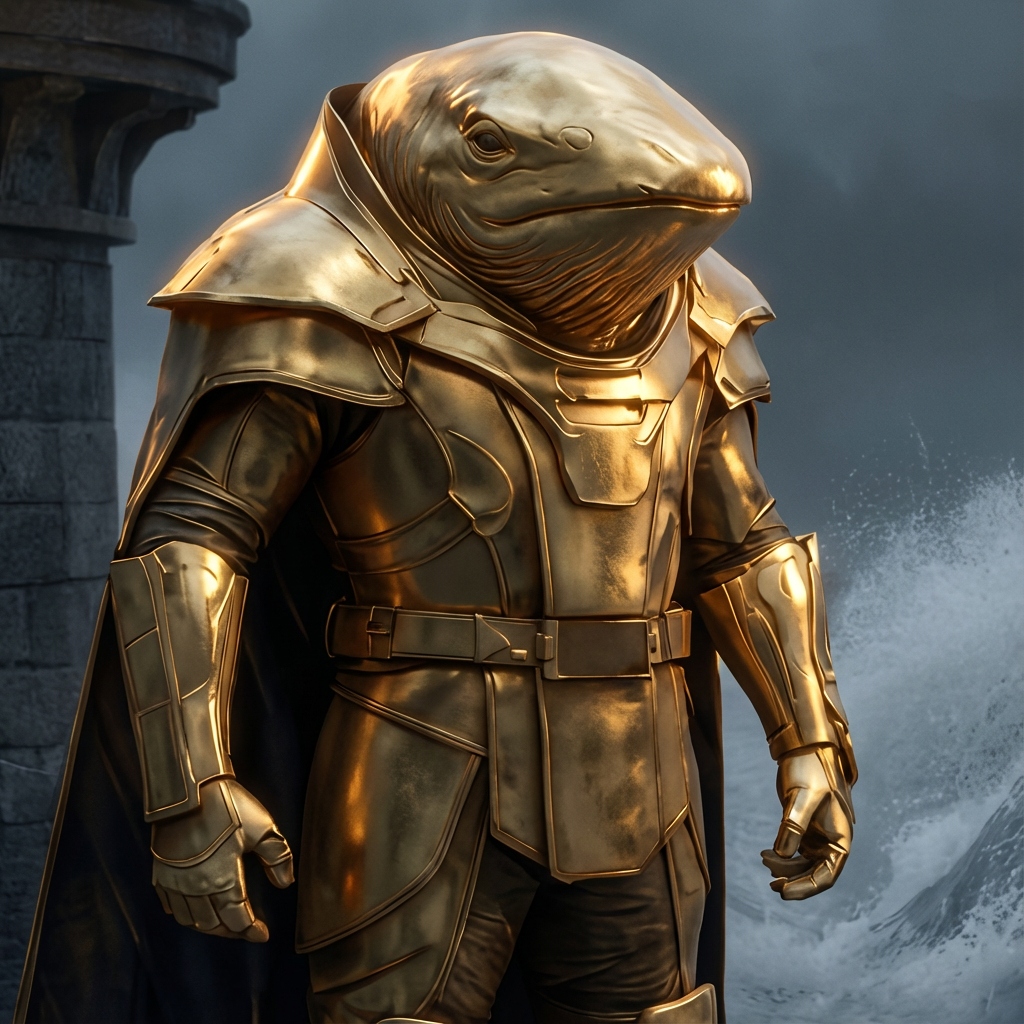 Gold Whale Warrior